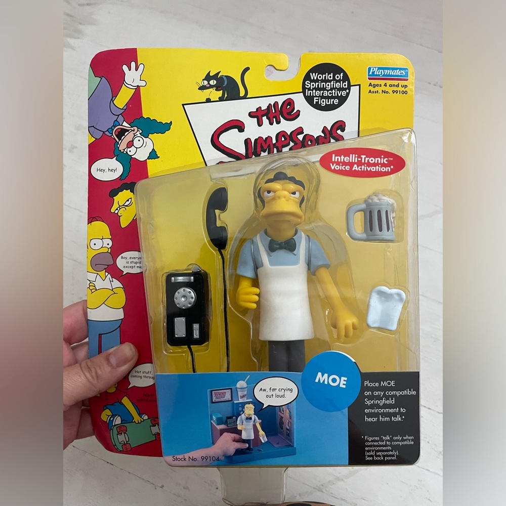 The Simpsons Moe figurine vintage collectible